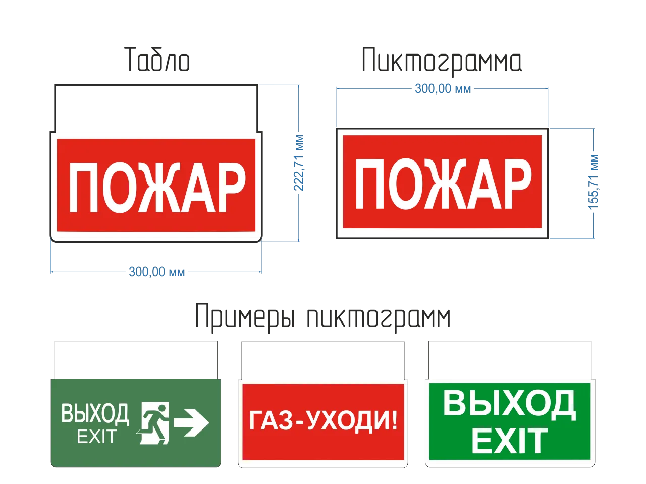 Пиктограммы Ex